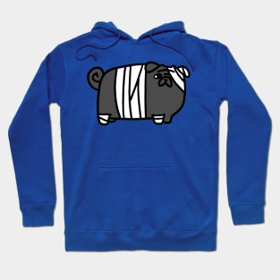 Hurt Black Pug Hoodie